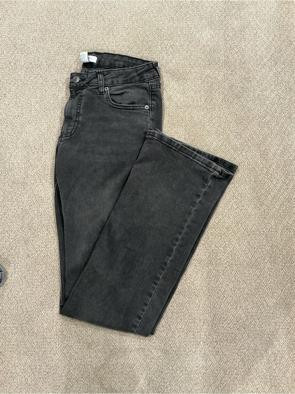 Forever 21 Low Rise Bootcut Jeans in Black